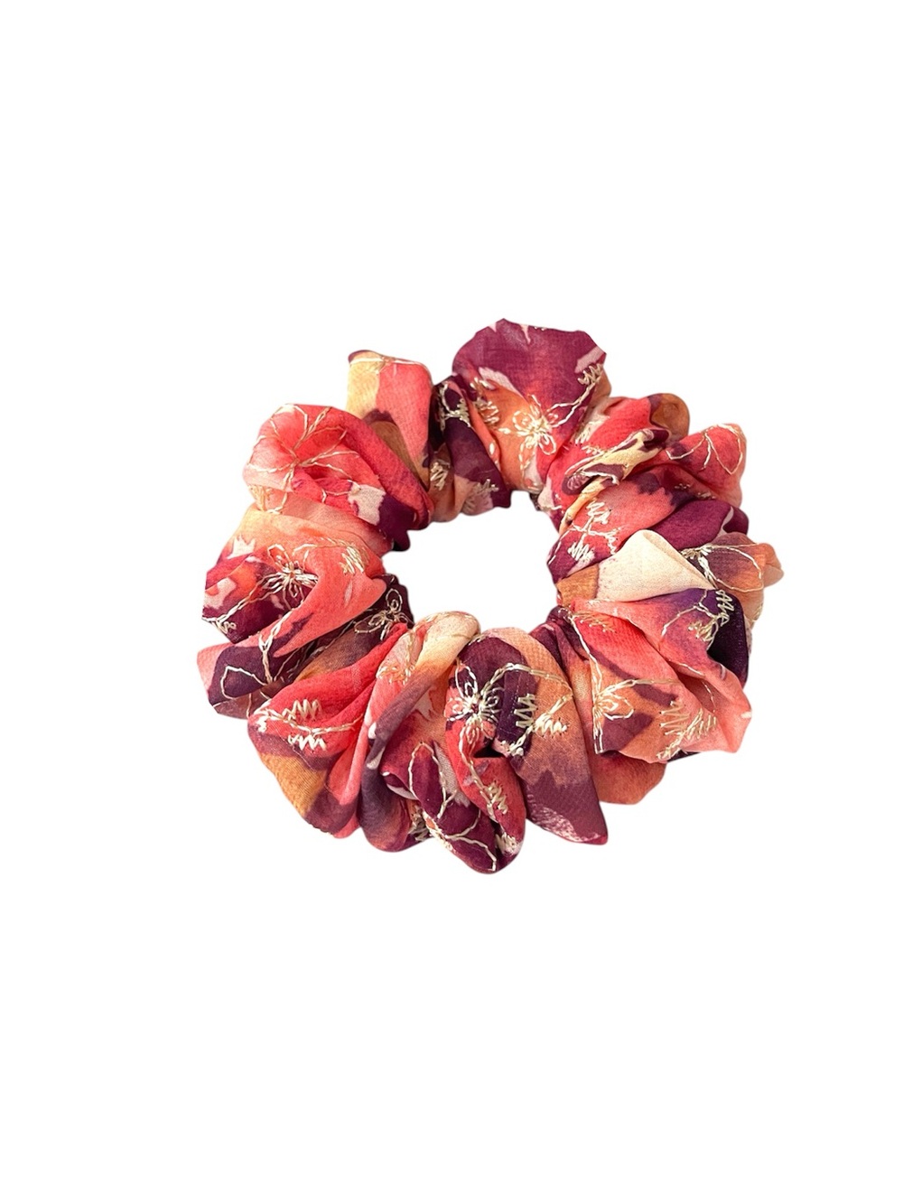 Floral Patterned Scrunchie Set - Picture 7 of 9